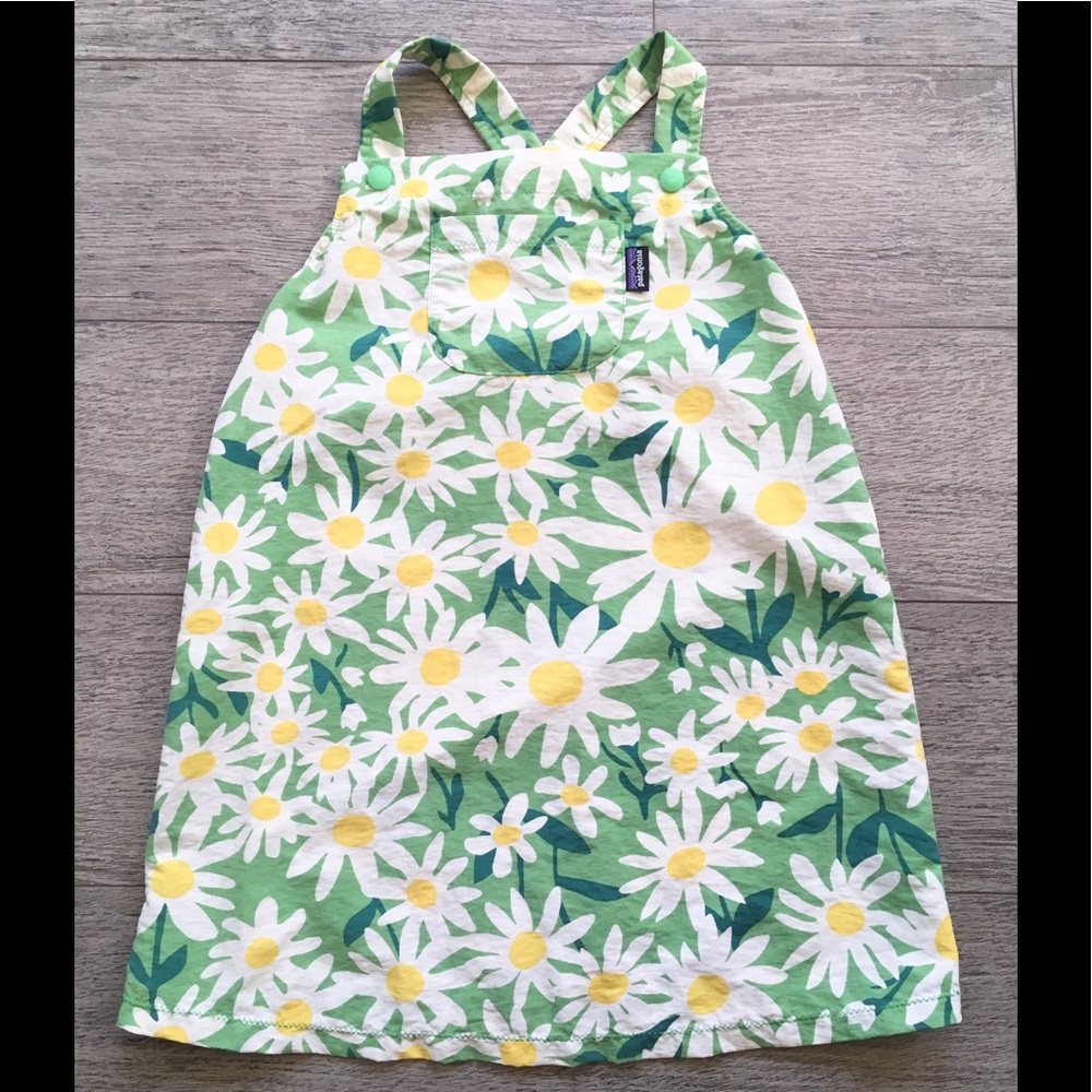 Patagonia Daisy Jumper Romper Overalls Dress 5T